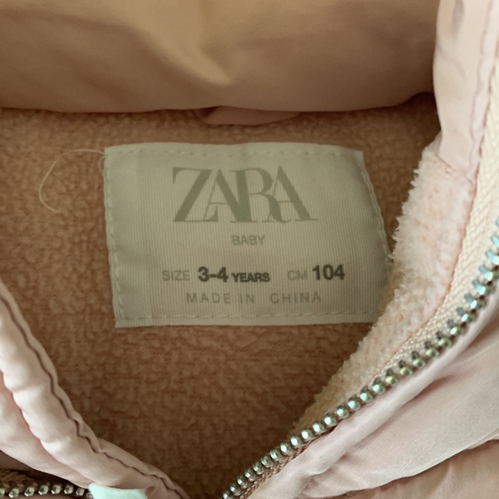 Zara Toddler Girls Puffer Coat - Picture 4 of 9